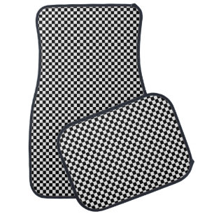 checkerboard design  car floor mat