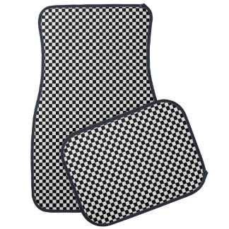 checkerboard design  car floor mat