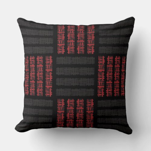 CHECKERBOARD DESIGN Retro Throw Pillow