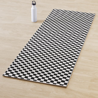 checkerboard design Yoga Mat
