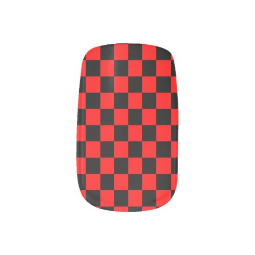 Checkerboard _ Emo _ Minx Nail Art Decals