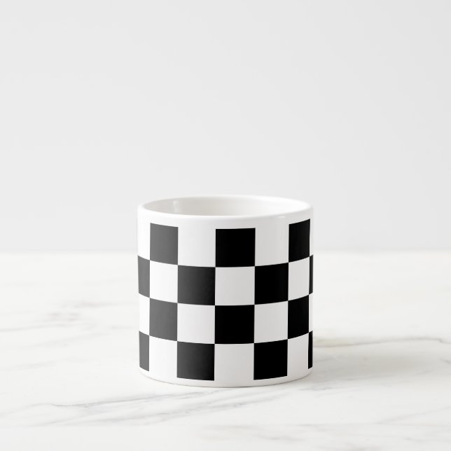 Checkerboard Espresso Cup (Front)
