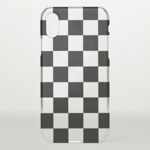 Checkerboard Flag iPhone X Case