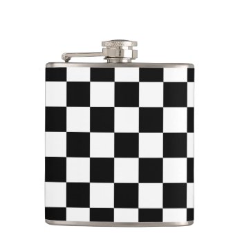 Checkerboard Flask by expressivetees at Zazzle