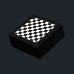 Checkerboard Gift Box<br><div class="desc">Black and white checkerboard.</div>