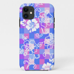 Checkerboard Hibiscus Hawaiian iPhone 5 Casemate iPhone 11 Case