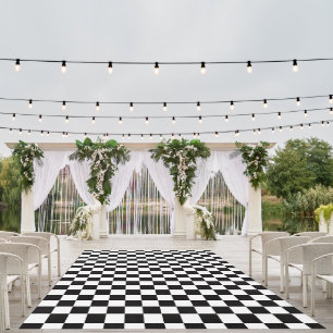 Checkerboard Home Rug of the Classic Elegance