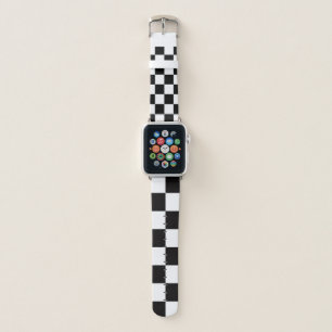 Checkerboard Home Rug of the Classic Elegance Apple Watch Band