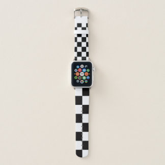 Checkerboard Home Rug of the Classic Elegance Apple Watch Band