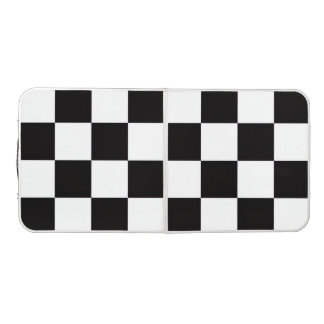 Checkerboard Home Rug of the Classic Elegance Beer Pong Table