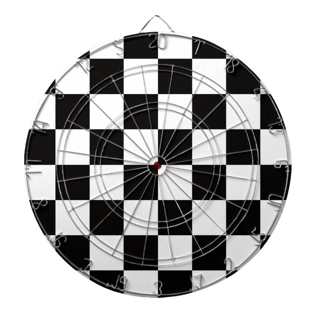 Checkerboard Home Rug of the Classic Elegance Dart Board (Front)