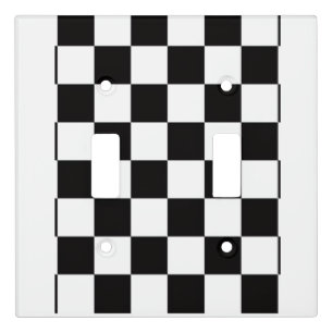 Checkerboard Home Rug of the Classic Elegance Light Switch Cover