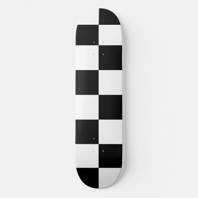 Checkerboard Home Rug of the Classic Elegance Skateboard (Front)