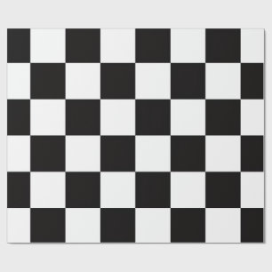 Checkerboard Home Rug of the Classic Elegance Wrapping Paper