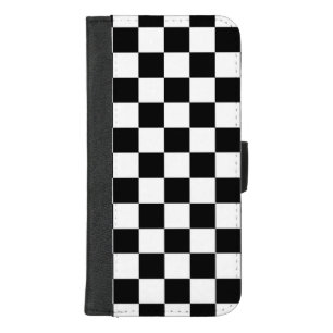 Checkerboard  Laptop Sleeve iPhone 8/7 Plus Wallet Case