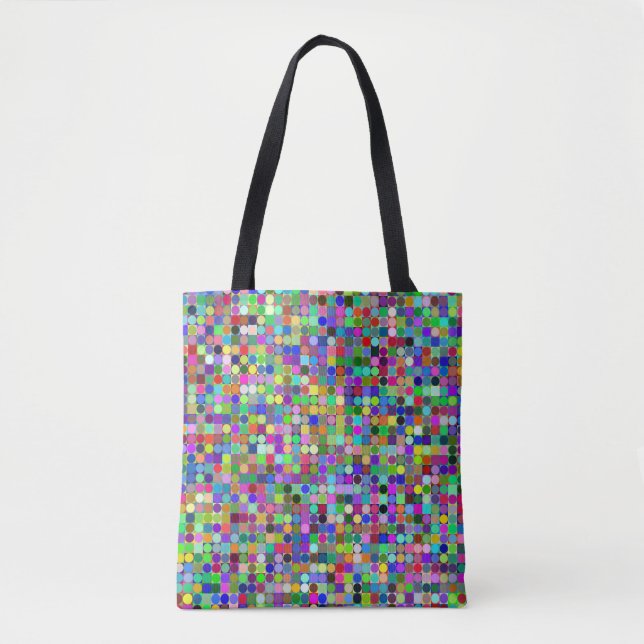 Checkerboard Medium Tote Bag (Front)