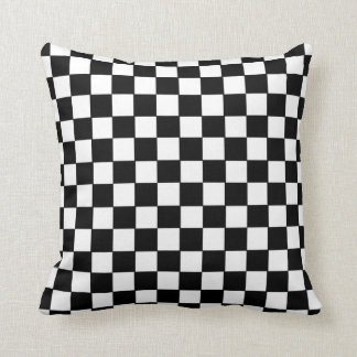 Checkerboard Pattern American MoJo Pillow