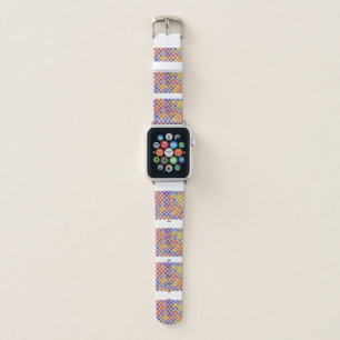 Checkerboard pattern Apple Watch Band