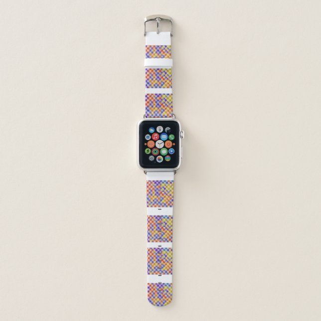 Checkerboard pattern Apple Watch Band (Front)