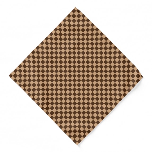 Checkerboard Pattern Bandana (Front)