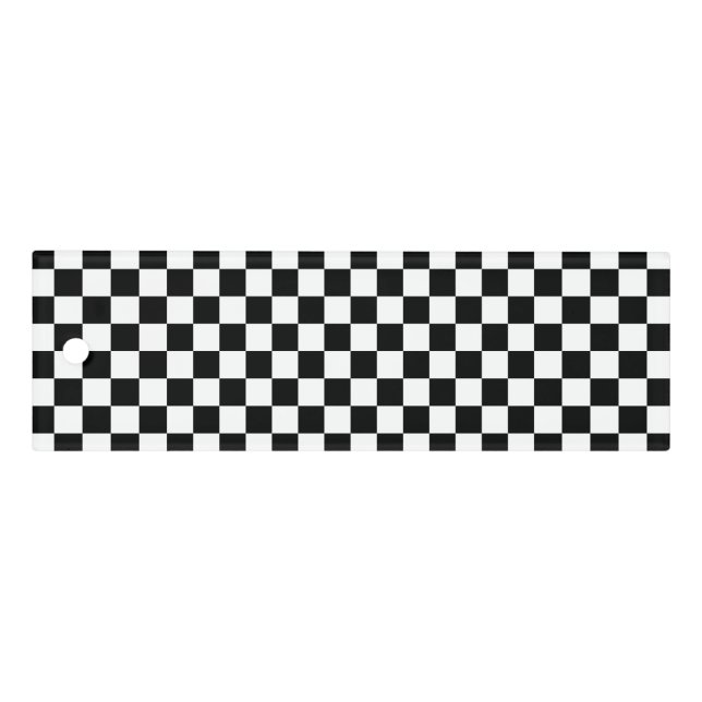 Checkerboard pattern black and white ruler (Front)