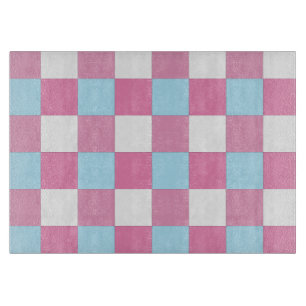 Checkerboard Pattern Cutting Board