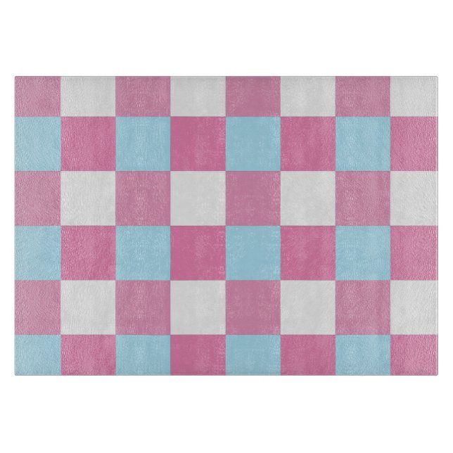 Checkerboard Pattern Cutting Board (Front)