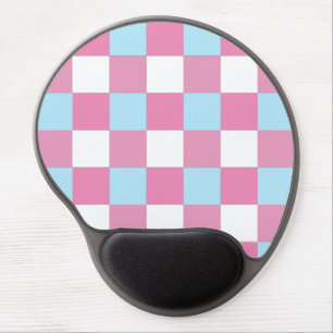 Checkerboard Pattern Gel Mouse Pad