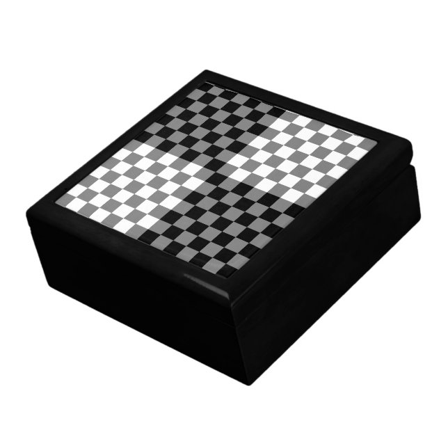 CHECKERBOARD PATTERN GIFT BOX (Side)
