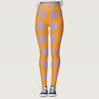 Checkerboard Pattern Leggings