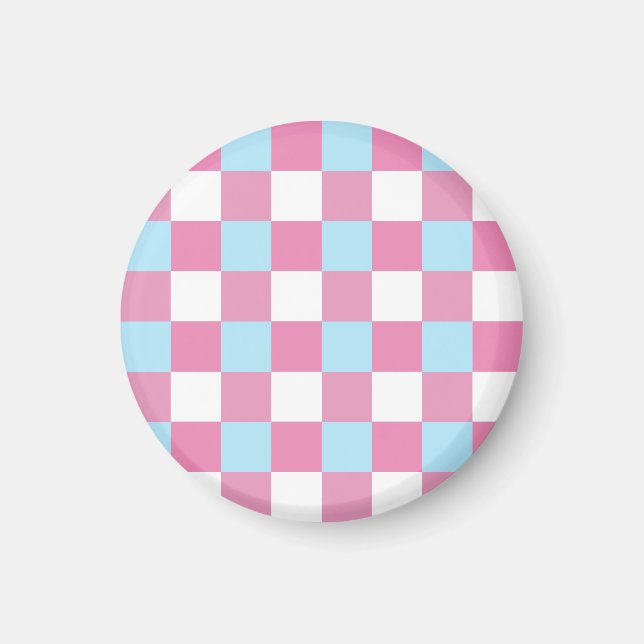 Checkerboard Pattern Magnet (Front)