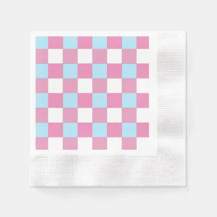 Checkerboard Pattern Napkins