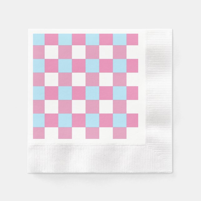 Checkerboard Pattern Napkins (Front)