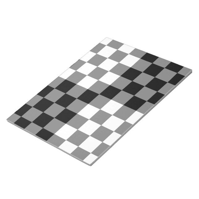 CHECKERBOARD PATTERN NOTEPAD (Angled)