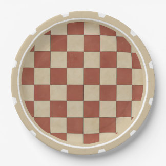 Checkerboard Pattern  Paper Plates