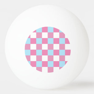 Checkerboard Pattern Ping Pong Ball