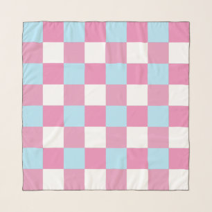 Checkerboard Pattern Scarf