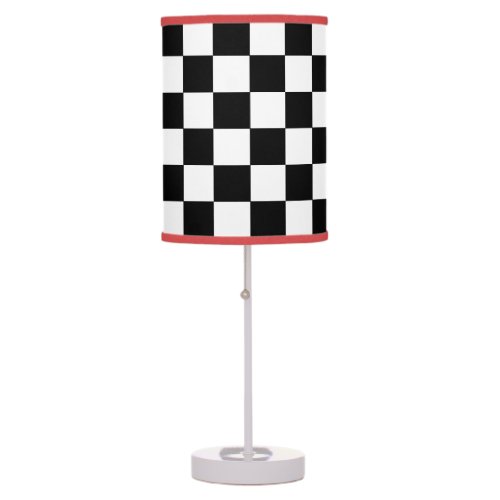 Checkerboard Pattern Table Lamp