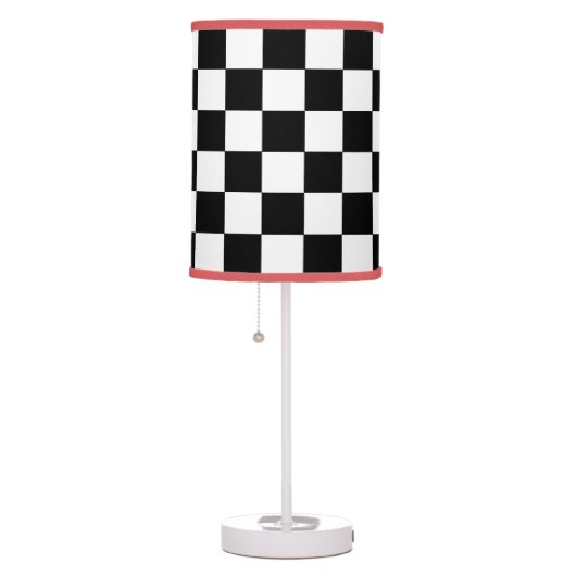 Checkerboard Pattern Table Lamp (Right)