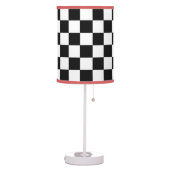 Checkerboard Pattern Table Lamp (Left)