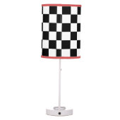Checkerboard Pattern Table Lamp (Back)