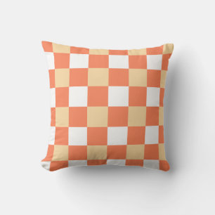 Checkerboard Pattern Throw Pillow