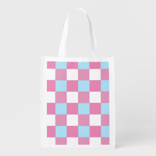 Checkerboard Pattern Tote