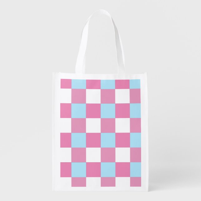 Checkerboard Pattern Tote (Front)
