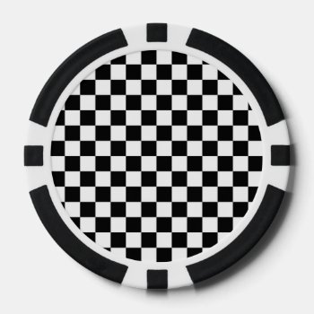 Checkerboard Poker Chips by jm_vectorgraphics at Zazzle