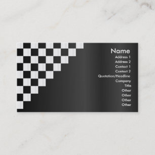 Checkerboard Profile Card
