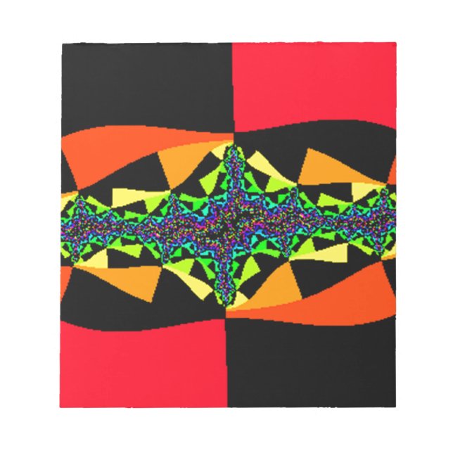 Checkerboard Quasar Notepad (Front)