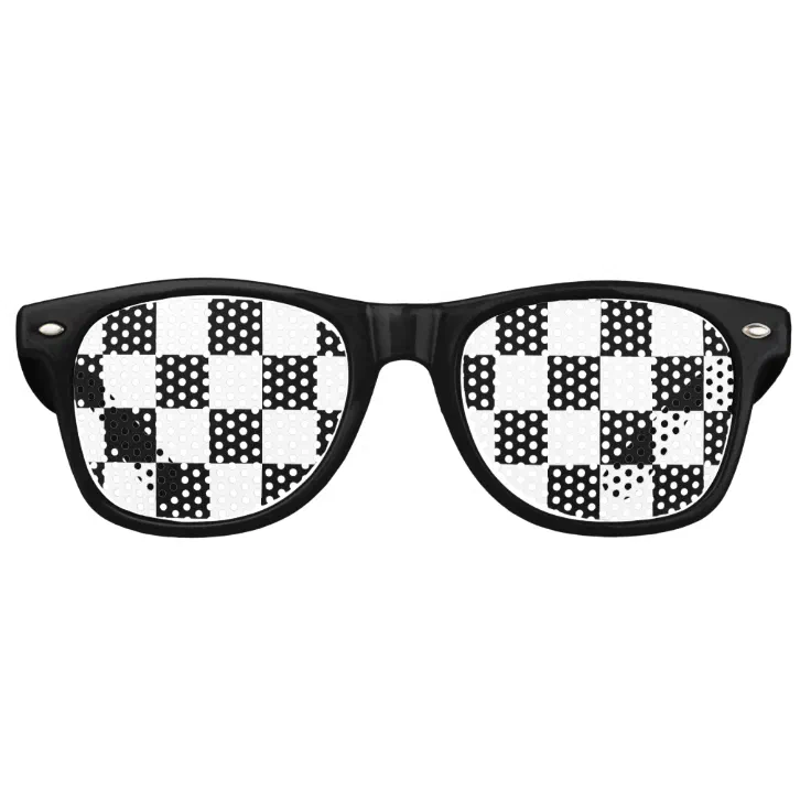 checkerboard sunglasses