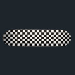 Checkerboard Skateboard Deck<br><div class="desc">Black & White Checkerboard Design by Roseanne Jones.</div>
