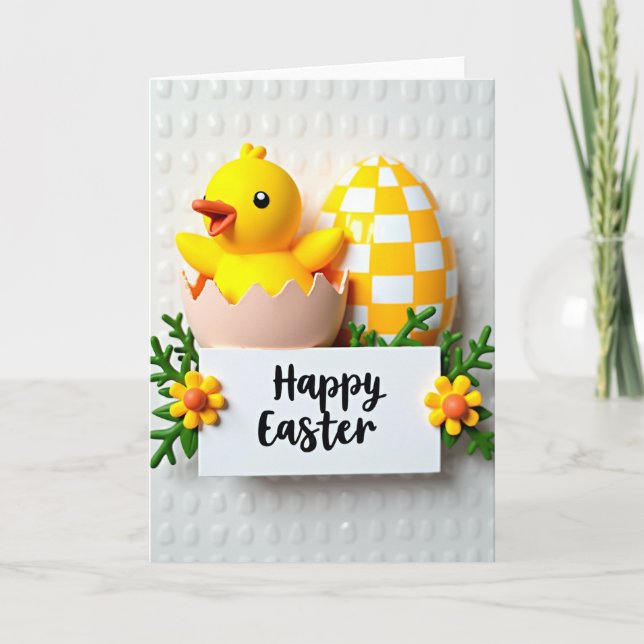 Checkerboard Spring Card (Front)